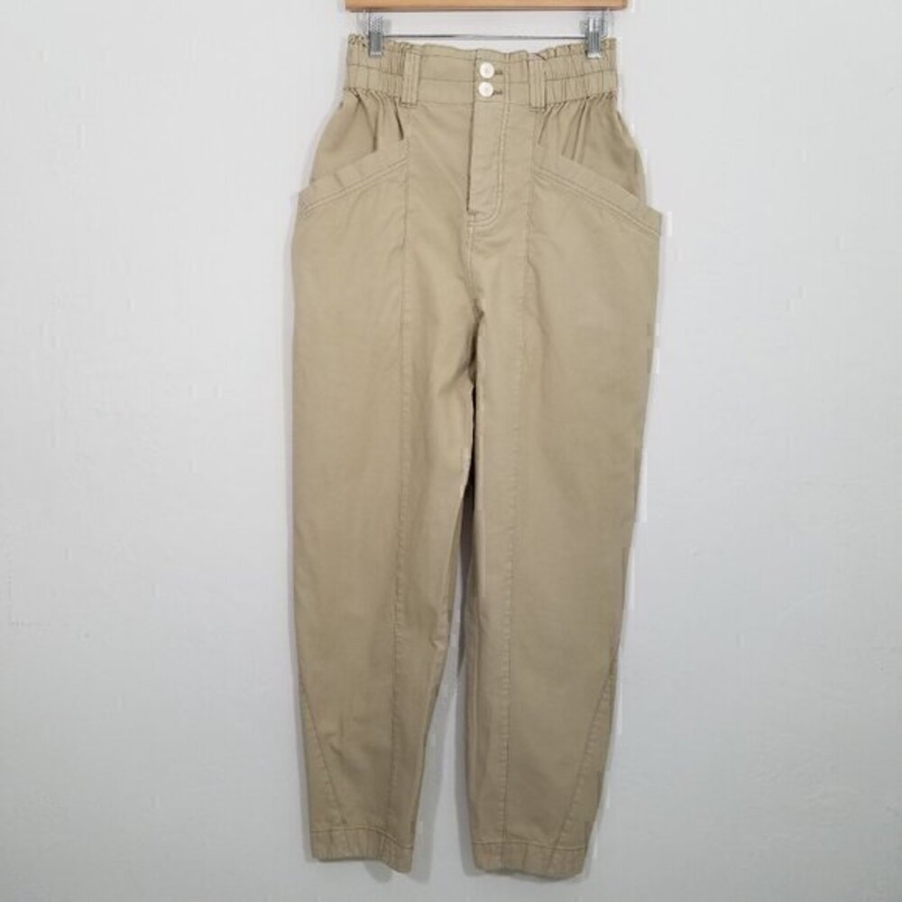 Free People Super High Rise Button Fly Pants Size S